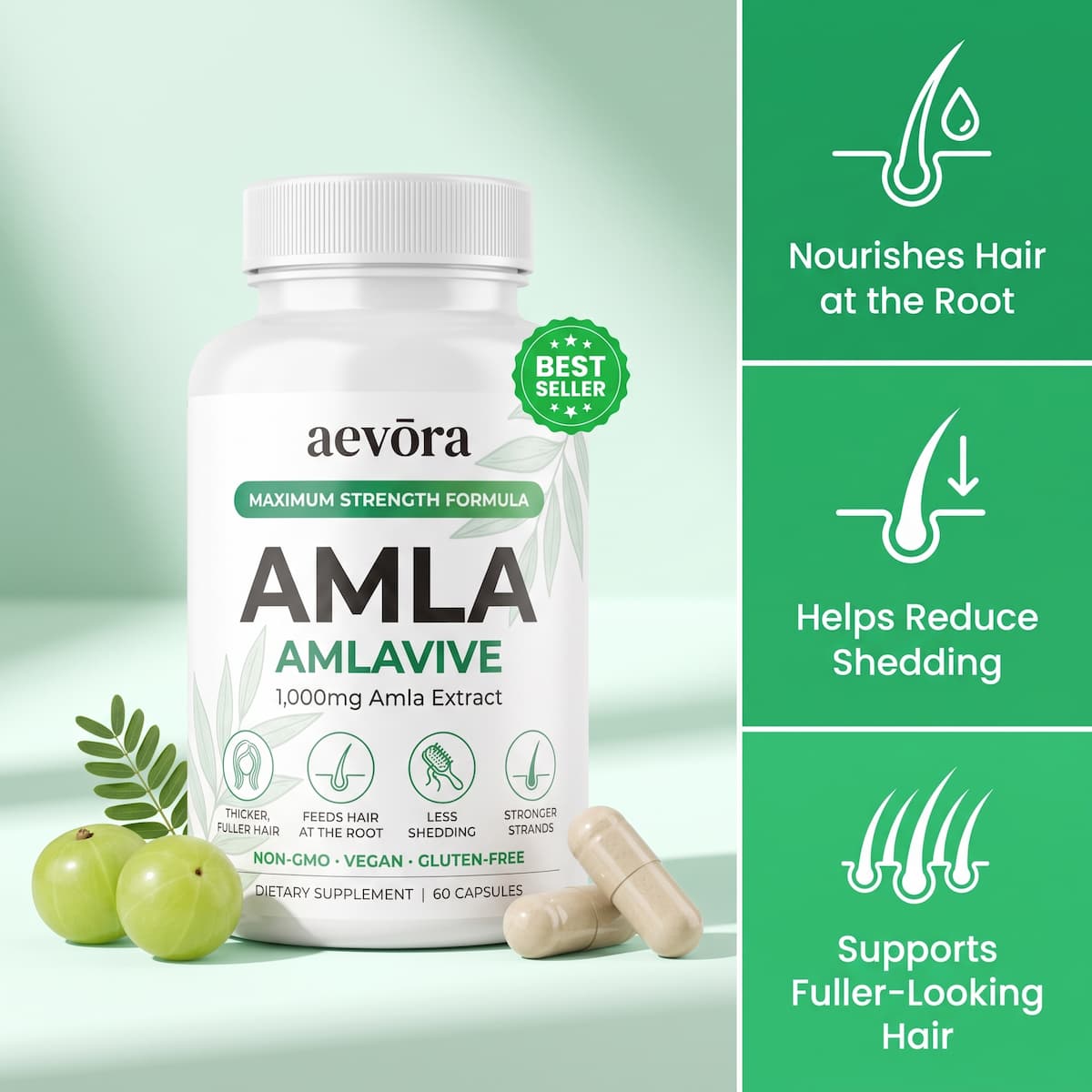 Amlavive Hair Nourish Capsules